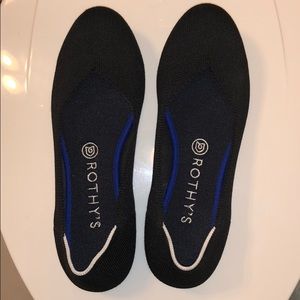 Rothys, The Flat, Black Solid size 8